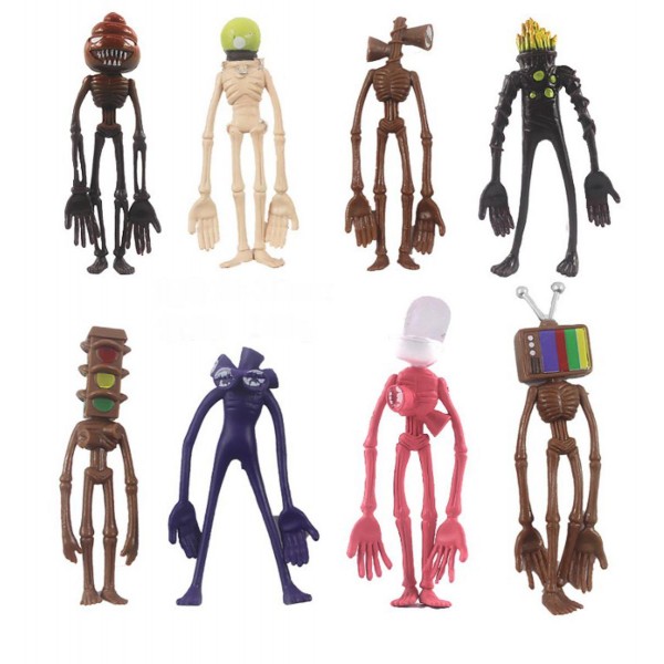 Набір фігурок Сиреноголовий Siren Head фігурки монстри іграшки 10-12 см 8 шт