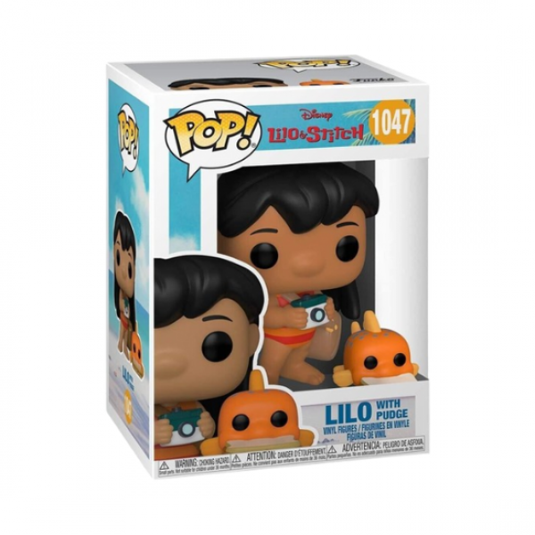 Фігурка Ліло та Стіч Ліло з Пуджем Lilo &amp; Stitch Lilo With Pudge Фанко поп Funko Pop іграшка 10 см # 1047