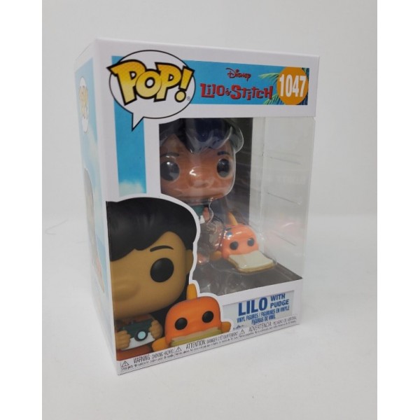 Фігурка Ліло та Стіч Ліло з Пуджем Lilo &amp; Stitch Lilo With Pudge Фанко поп Funko Pop іграшка 10 см # 1047
