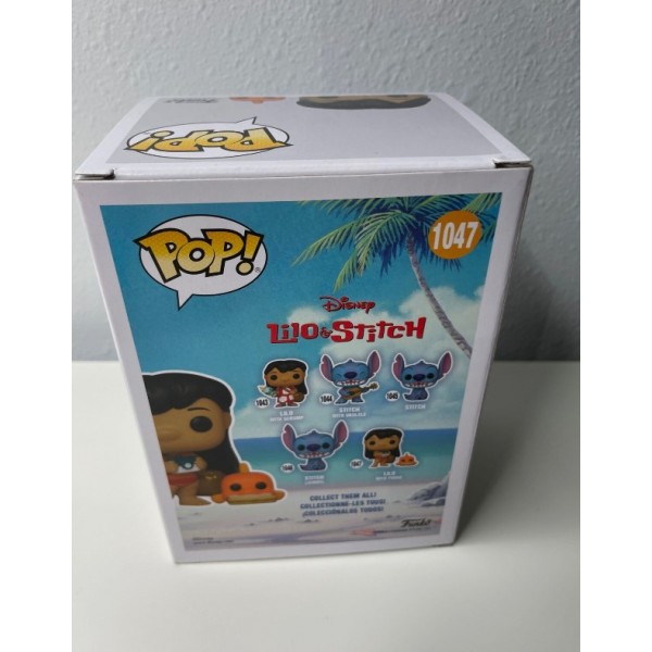 Фігурка Ліло та Стіч Ліло з Пуджем Lilo &amp; Stitch Lilo With Pudge Фанко поп Funko Pop іграшка 10 см # 1047