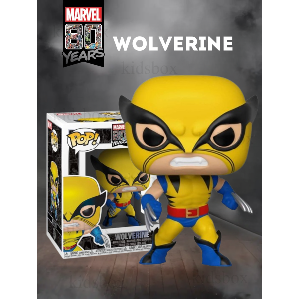Фігурка Funko Pop Фанко Поп Марвел 80-х Фанко Поп Росомаха Marvel 80th Wolverine 10 см #547