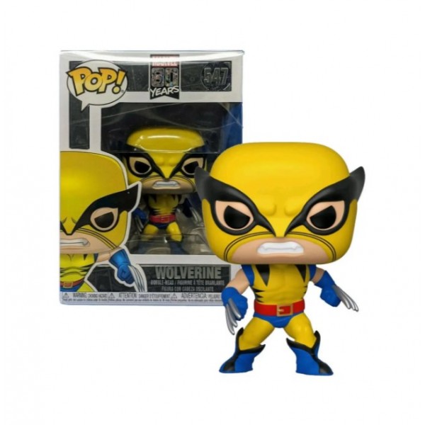 Фігурка Funko Pop Фанко Поп Марвел 80-х Фанко Поп Росомаха Marvel 80th Wolverine 10 см #547