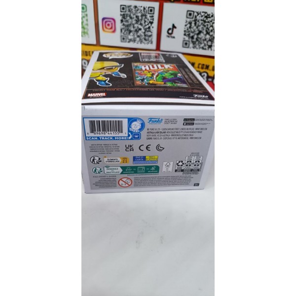 Фігурка Funko Pop Фанко Поп Марвел 80-х Фанко Поп Росомаха Marvel 80th Wolverine 10 см #547