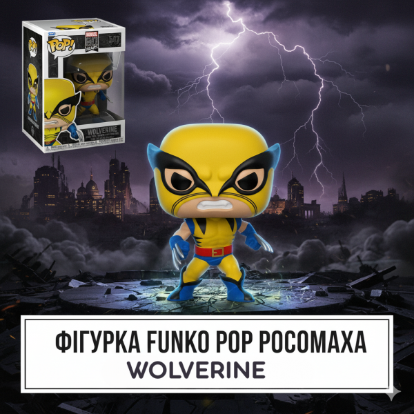 Фігурка Funko Pop Фанко Поп Марвел 80-х Фанко Поп Росомаха Marvel 80th Wolverine 10 см #547