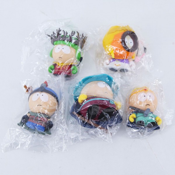 Набір фігурок Південний Парк South Park Саус парк Картман Кайл Стен Кенні Баттерс 5 шт іграшки 5,5-7 см