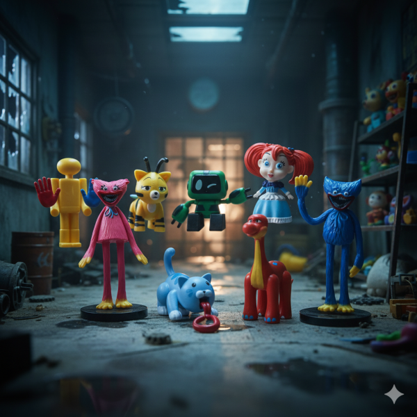 Набір фігурок Хаггі Ваггі Huggy Wuggy Poppy playtime поппі плейтайм ігрові фігурки 8 шт. 4-10 см