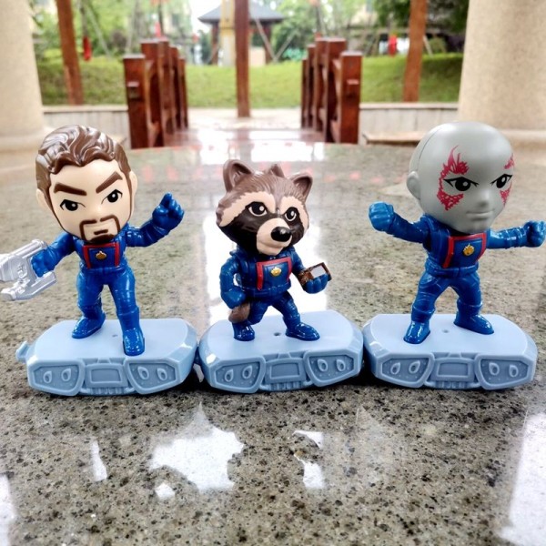 Набір фігурок Вартові Галактики Марвел Marvel Guardians of the Galaxy супергерої 6 шт 10 см