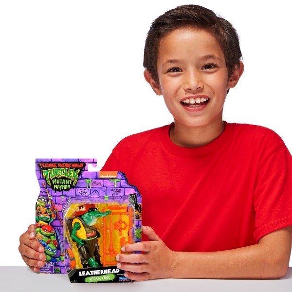 Фігурка Черепашки-Ніндзя Лезерхед Leatherhead TMNT Погром Мутантів 11,5 см