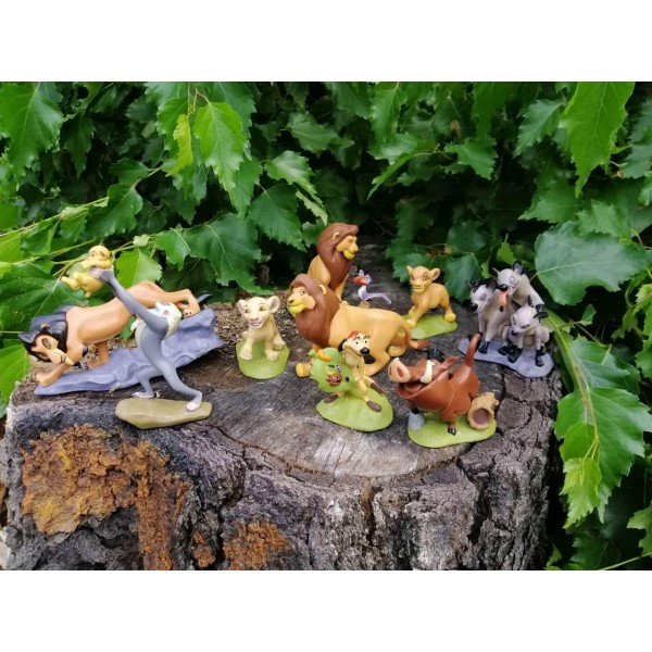 Набір фігурок Король Лев The Lion King ігрові фігурки Сімба, Тімон та Пумба, Нала, Рафіки, Шензі, Банзай та Ед 9 шт