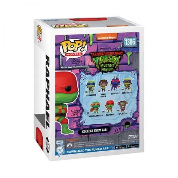 Фігурка Funko Pop Фанко Поп Черепашки-ніндзя TMNT Рафаель Raphael ninja turtles 10см №1396