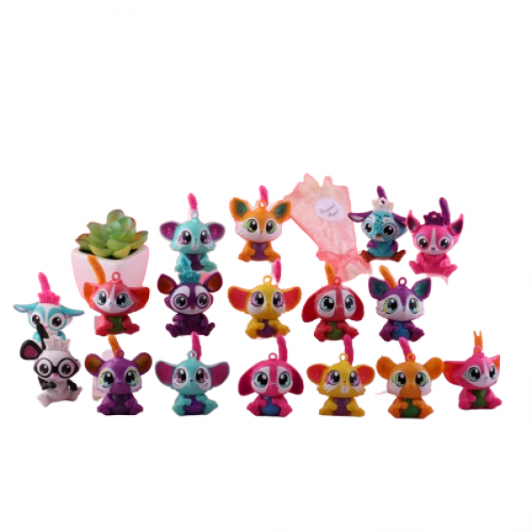 Набір фігурок Пупсі Poopsie Вихованці фігурки Sparkly Critters Slime міні одноріжки