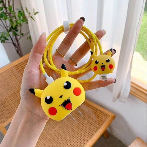 Защитный чохол для зарядного пристрою Покемон Pokemon защита для зарядки от перегиба провода