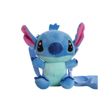 Рюкзак плюшевий дитячий Стич Disney Lilo and Stitch 20 см синій