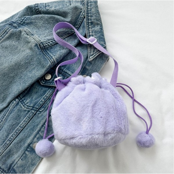 Мягкая плюшевая Сумочка Куроми детская сумка Kuromi Hello Kitty Sanrio