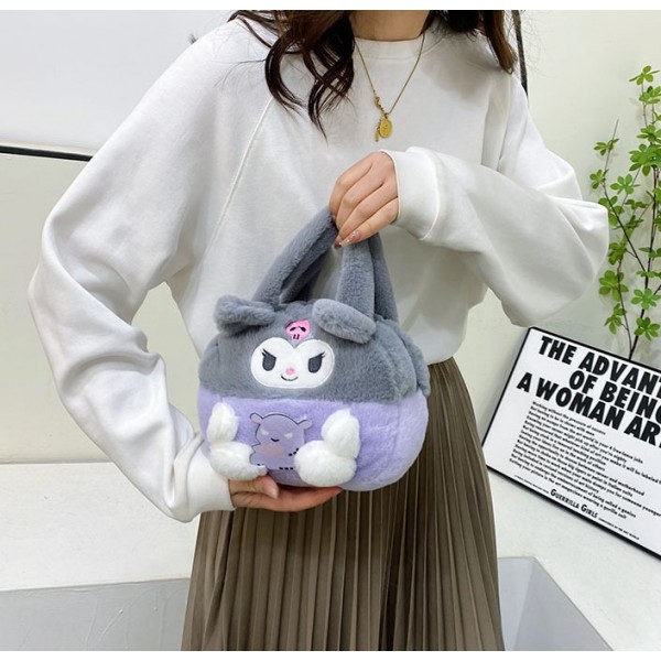 Плюшева сумочка аніме Куромі Kuromi сумка м'яка Sanrio Санріо іграшкова дитяча