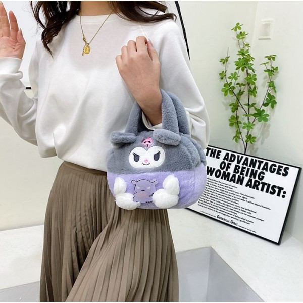 Плюшева сумочка аніме Куромі Kuromi сумка м'яка Sanrio Санріо іграшкова дитяча