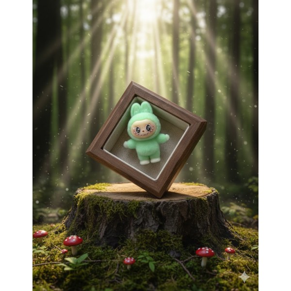 Фигурка Лабубу Labubu The Monsters монстр игрушка детская зеленая 4 см