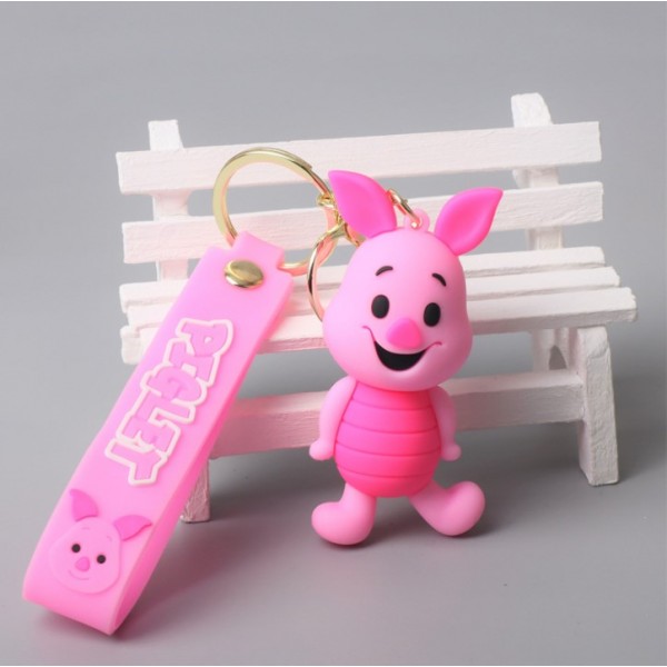 Брелок Вінні Пух П'ятачок Winnie-the-Pooh рожева свинка фігурка іграшка для ключів, рюкзака, сумки 8см