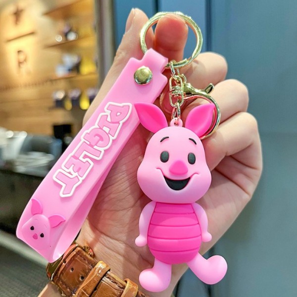 Брелок Вінні Пух П'ятачок Winnie-the-Pooh рожева свинка фігурка іграшка для ключів, рюкзака, сумки 8см