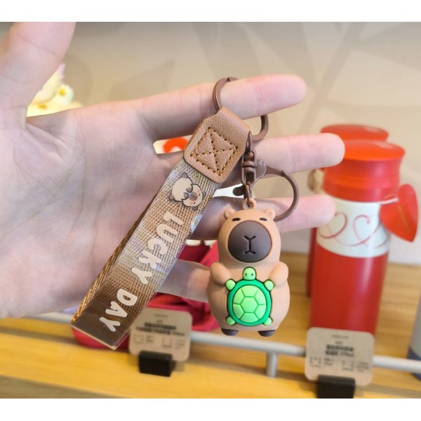 Брелок Капібара capybara на ключі, на сумку фігурка іграшка антистрес підвіска 5,5 см
