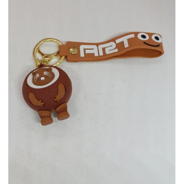 Брелок Бурбалоні Лулілолі Burbaloni Luliloli Капібара в кокосі Італійські брейнрот меми фігурка іграшка для ключів, рюкзака, сумки 6 см