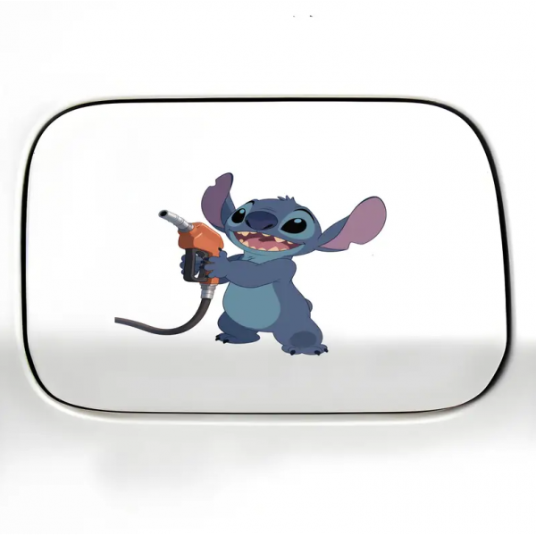 Автомобільна наклейка 3D Ліло та Стіч Lilo and Stitch 10X10см