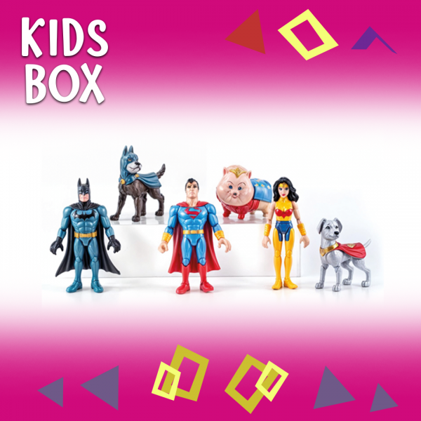 Суперпитомцы Кидс бокс DC League of Super-Pets игрушка с мармеладом в коробочке, 1 шт