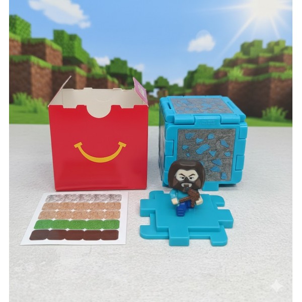 Фигурка Стив Minecraft (Minecraft Steve) - McDonald's Happy Meal Майнкрафт Макдональдс хэппи мил игрушка