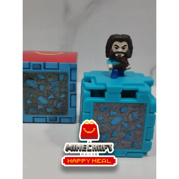 Фигурка Стив Minecraft (Minecraft Steve) - McDonald's Happy Meal Майнкрафт Макдональдс хэппи мил игрушка