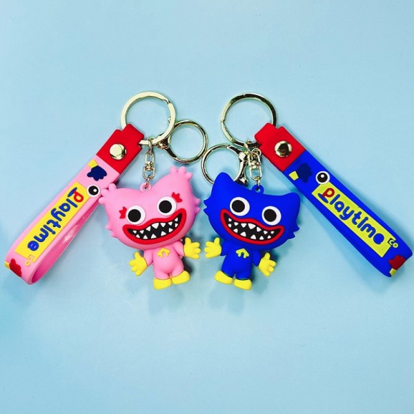 Брелок Хаггі Ваггі Huggy Wuggy фігурка іграшка для ключів, рюкзака, сумки 5,8 см