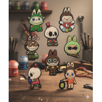 Джибітси Лабубу Labubu The Monsters монстр Jibbitz 8 шт аксесуари крокс прикраса