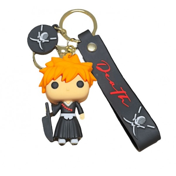 Брелок Бліч Ічіго Куросакі аніме Bleach Ichigo Kurosaki для дітей на рюкзак, ключі 6,7 см