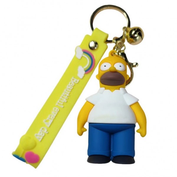 Брелок Гомер Симпсон Homer Simpson фигурка игрушка для ключей, рюкзака, сумки 6.5см
