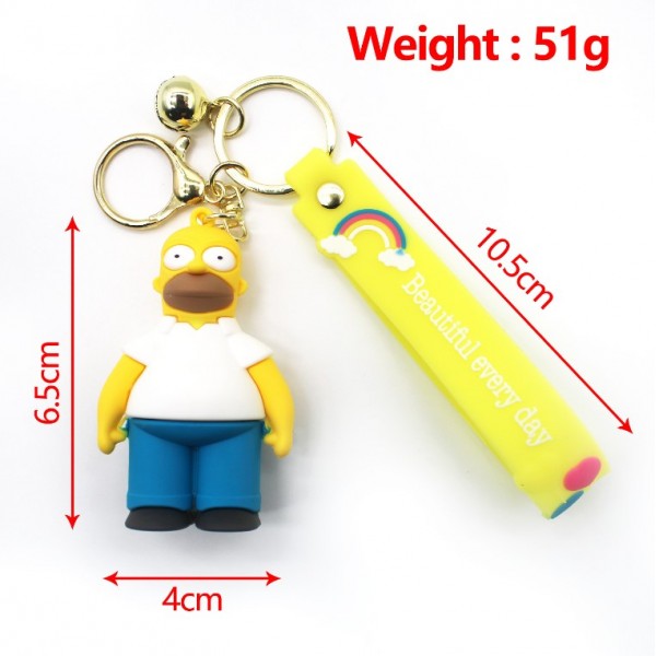 Брелок Гомер Симпсон Homer Simpson фигурка игрушка для ключей, рюкзака, сумки 6.5см
