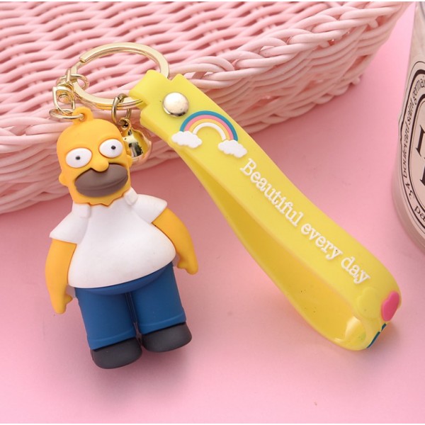 Брелок Гомер Симпсон Homer Simpson фигурка игрушка для ключей, рюкзака, сумки 6.5см