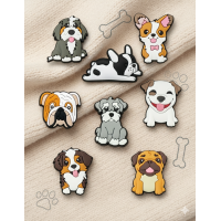 Джибітси собаки домашні тварини Dog Jibbitz 8 шт аксесуари крокс прикраса