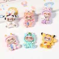 Стикеры Лабубу Labubu 3D для детей 6 шт упаковка