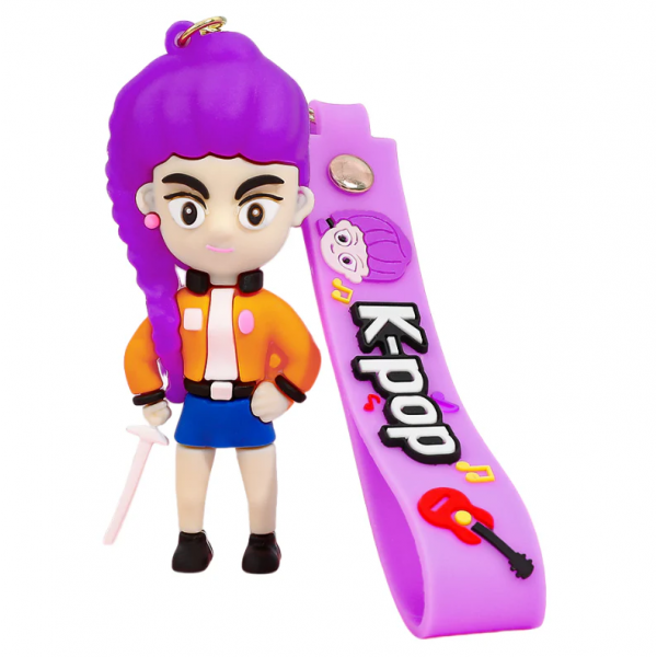 Брелок Кейпоп мисливці на демонів Rumi Румі K-Pop Demon Hunters Huntr/x дитячий на рюкзак, ключі іграшка 8 см