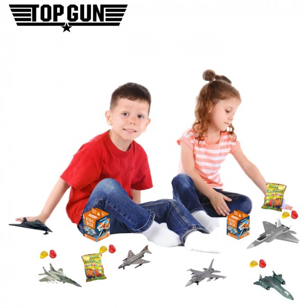 TOP GUN Военная техника Свитбокс Sweet box Кидсбокс коллекционная фигурка с мармеладом
