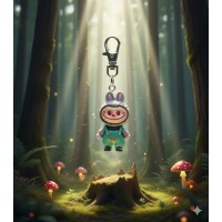 Брелок Лабубу Labubu The Monsters детский на рюкзак, ключи 3 см