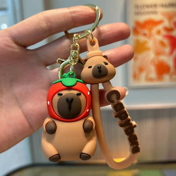 Брелок Капібара capybara фігурка іграшка для ключів, рюкзака, сумки 5 см