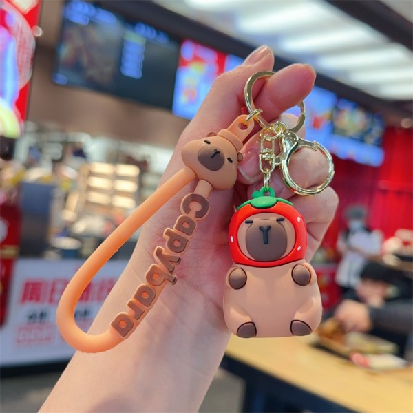 Брелок Капібара capybara фігурка іграшка для ключів, рюкзака, сумки 5 см