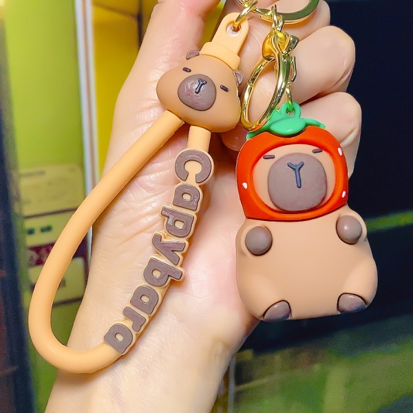 Брелок Капібара capybara фігурка іграшка для ключів, рюкзака, сумки 5 см