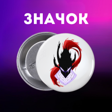 Значок Тільки я візьму новий рівень соловелінг Solo Leveling на шпильці на рюкзак 44 мм 1 шт