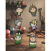 Джибітси Лабубу Labubu The Monsters монстр Jibbitz 6 шт аксесуари крокс прикраса