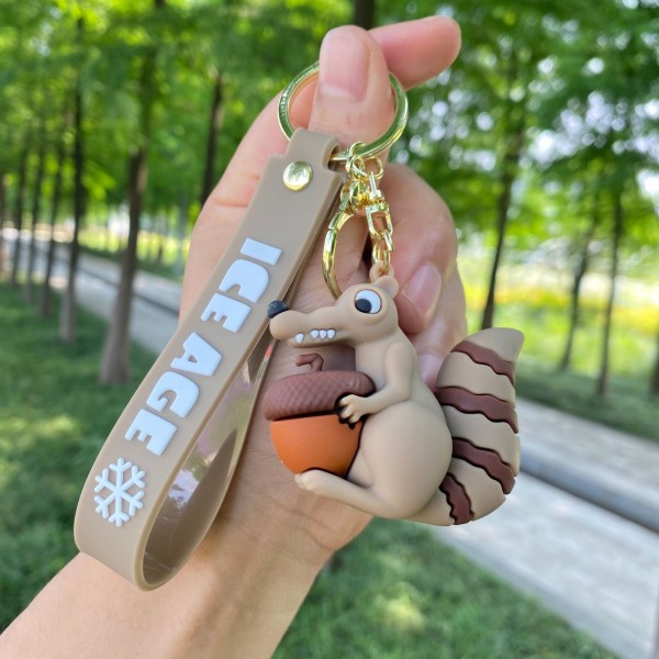 Брелок Льодовиковий період Ice Age Скрат підвіска фігурка на ключі, на сумку іграшка 5,2 см