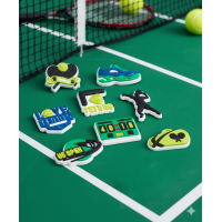 Джибітси спорт теніс ракетка sport tennis Jibbitz 8 шт аксесуари крокс прикраса