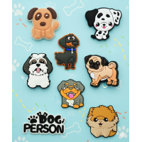 Джибітси собаки домашні тварини Dog Jibbitz 8 шт аксесуари крокс прикраса