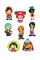 Джибітси Ван пис Великий куш One Piece Jibbitz 8 шт аксесуари крокс прикраса