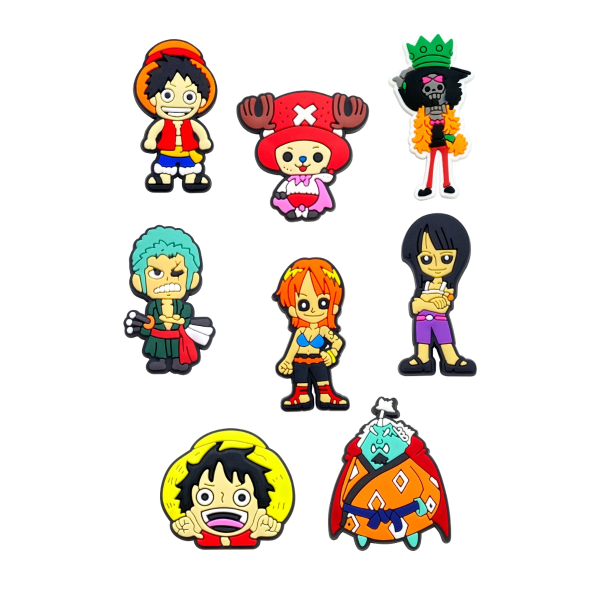 Джибітси Ван пис Великий куш One Piece Jibbitz 8 шт аксесуари крокс прикраса